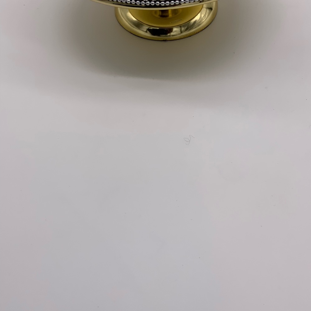 Gold Rhinestone 2-tier Tidbit Snack Dessert Serving Tray Display - Picture 9 of 10